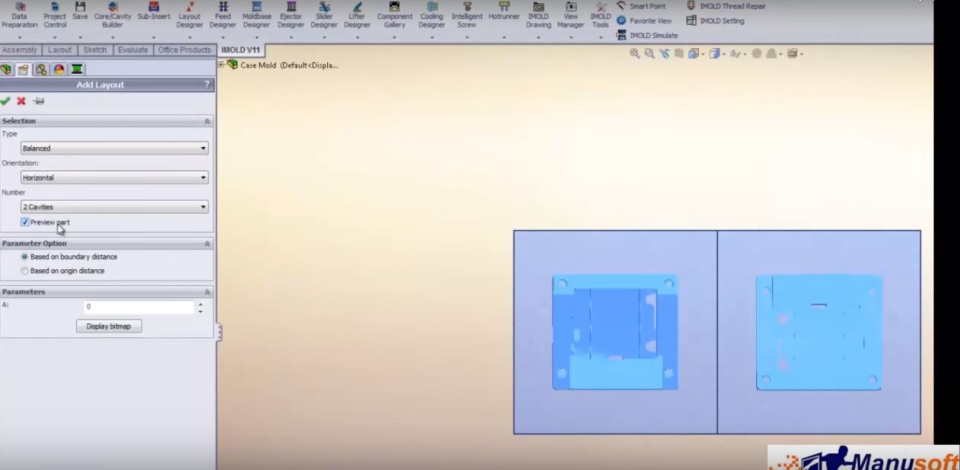 screenshot of IMOLD for SOLIDWORKS